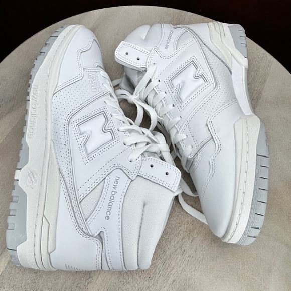 New Balance 650R Whiteout Men's Basketball Shoes Size 10 High Top Sneakers NEW - Picture 9 of 15